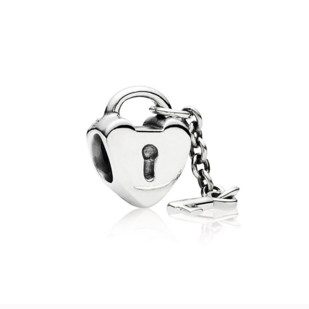 Pandora Retired Key To My Heart Dangle Charm